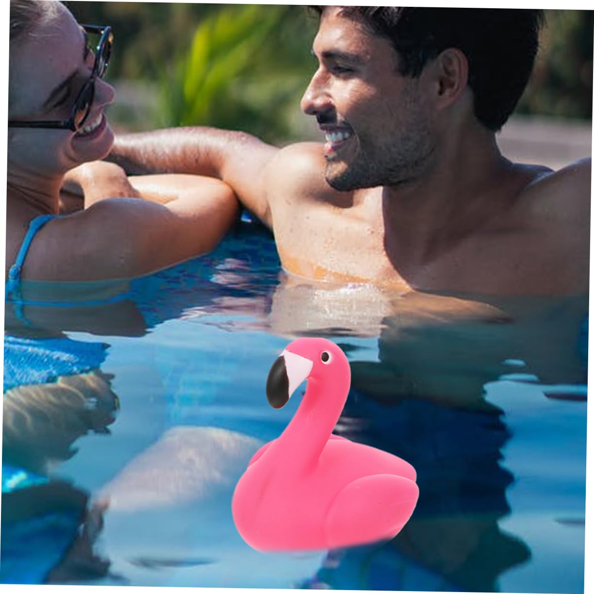 Yardwe 2pezzi Termometro Galleggiante Per Forma Di Fenicottero e Per Piscine Spa e Acquari Misurazione Sicura e Facile Design Compatto e Leggero Per Esterni e Interni