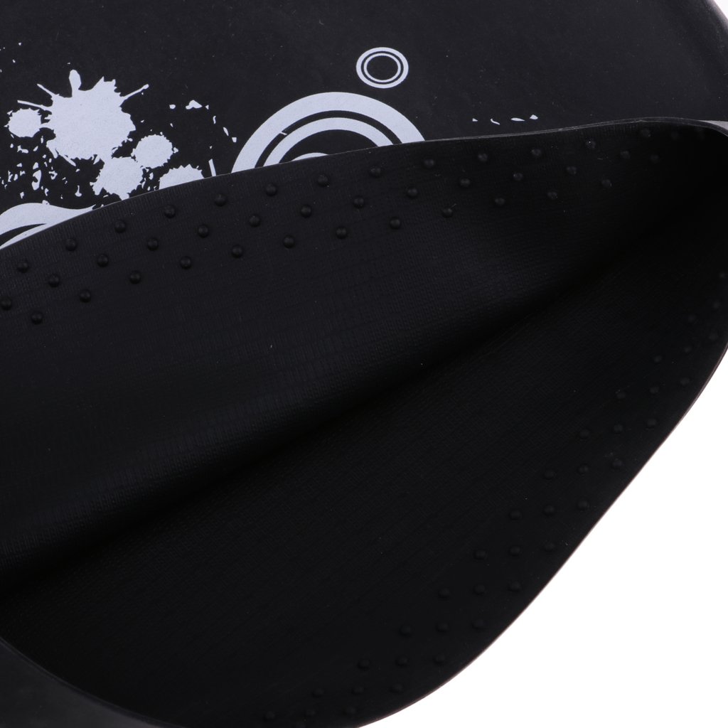 Cuffia da nuoto elastica in silicone per donne e ragazze, colore bianco