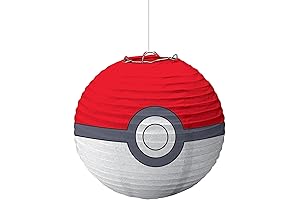 Pokémon Ball Paper Party Lanterns - Festive Ambiance for Your Special Occasions