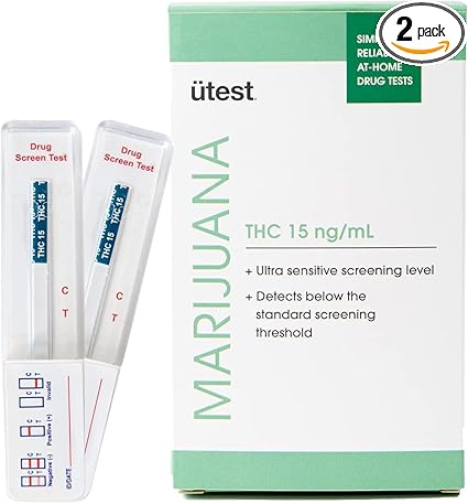 Amazon Com Utest Highly Sensitive Instant Thc 15 Ng Ml Single Panel Home Drug Test 2 Pack Health Household Amazon Com Utest Highly Sensitive Instant Thc 15 Ng Ml Single Panel Home Drug Test 2 Pack Health Household