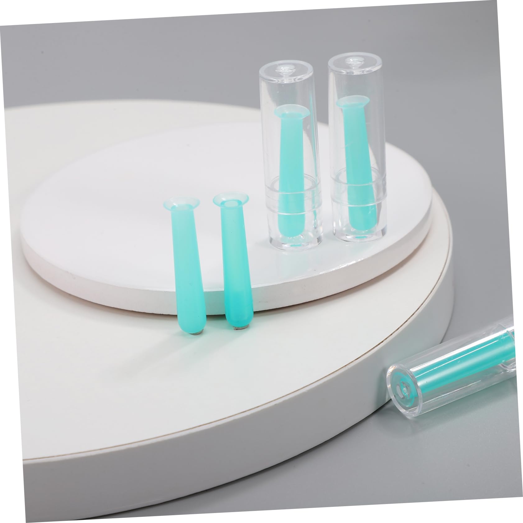 PACKOVE 4 Ensembles Dissolvant Pour Les Yeux Œil Outil Suppression Insertion De Lentilles Insertion De Lentille Rgp Lentilles D'aspiration Gel De Silice Green 15 Pièces * 4