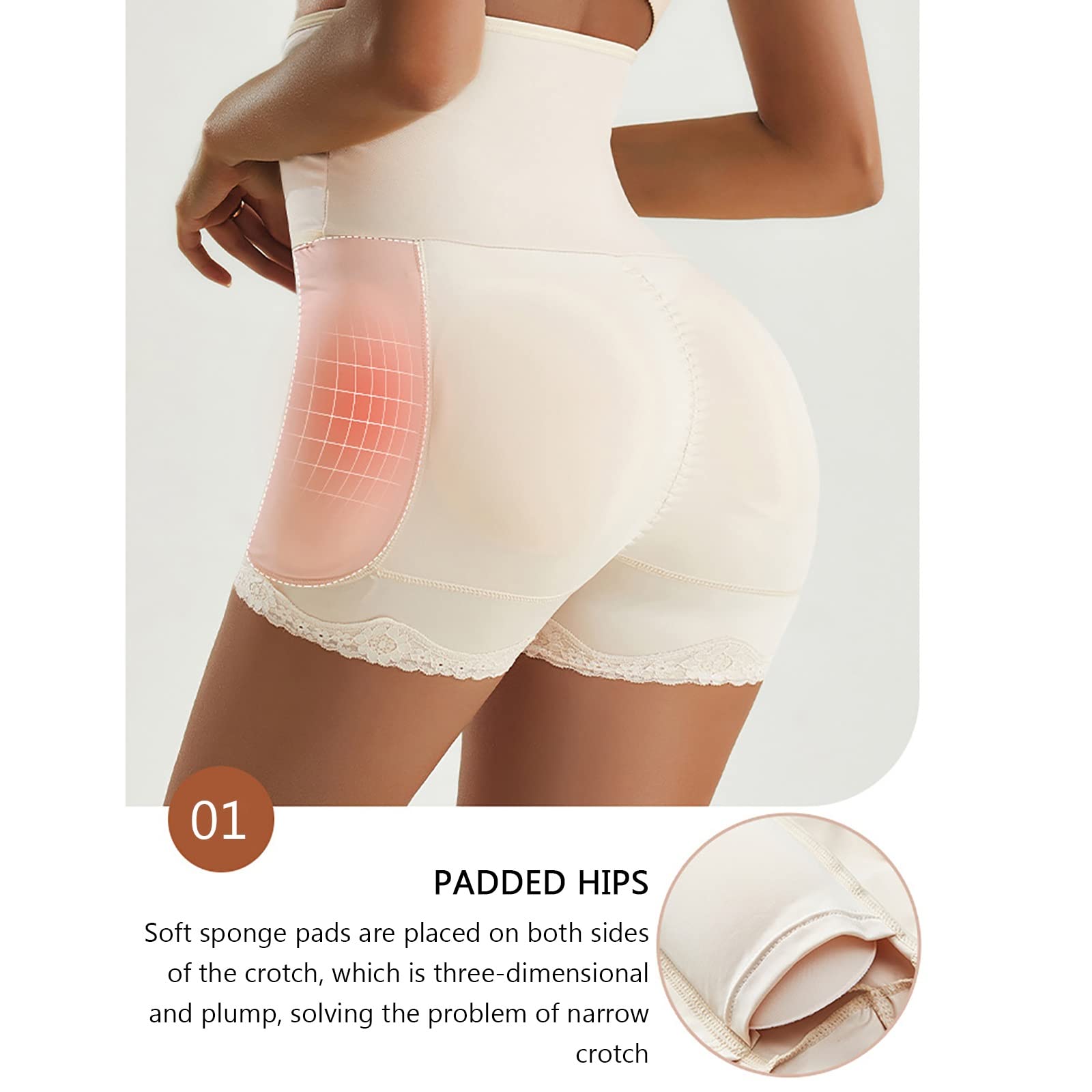 Body contenitivo contenitivo da donna modellante a vita alta boyshort contenitivi mutandine dimagranti coscia snellente shapewear nero-4XL