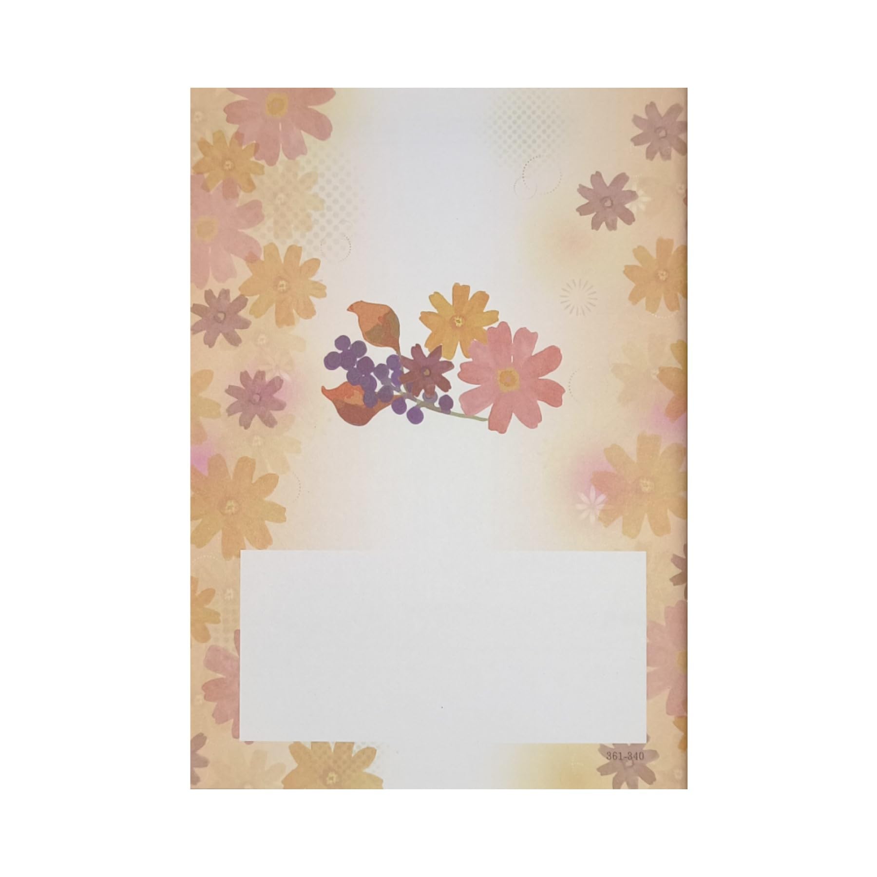 Amazon | ページ増量 血圧手帳 グラフ式 フラワー A6サイズ（105