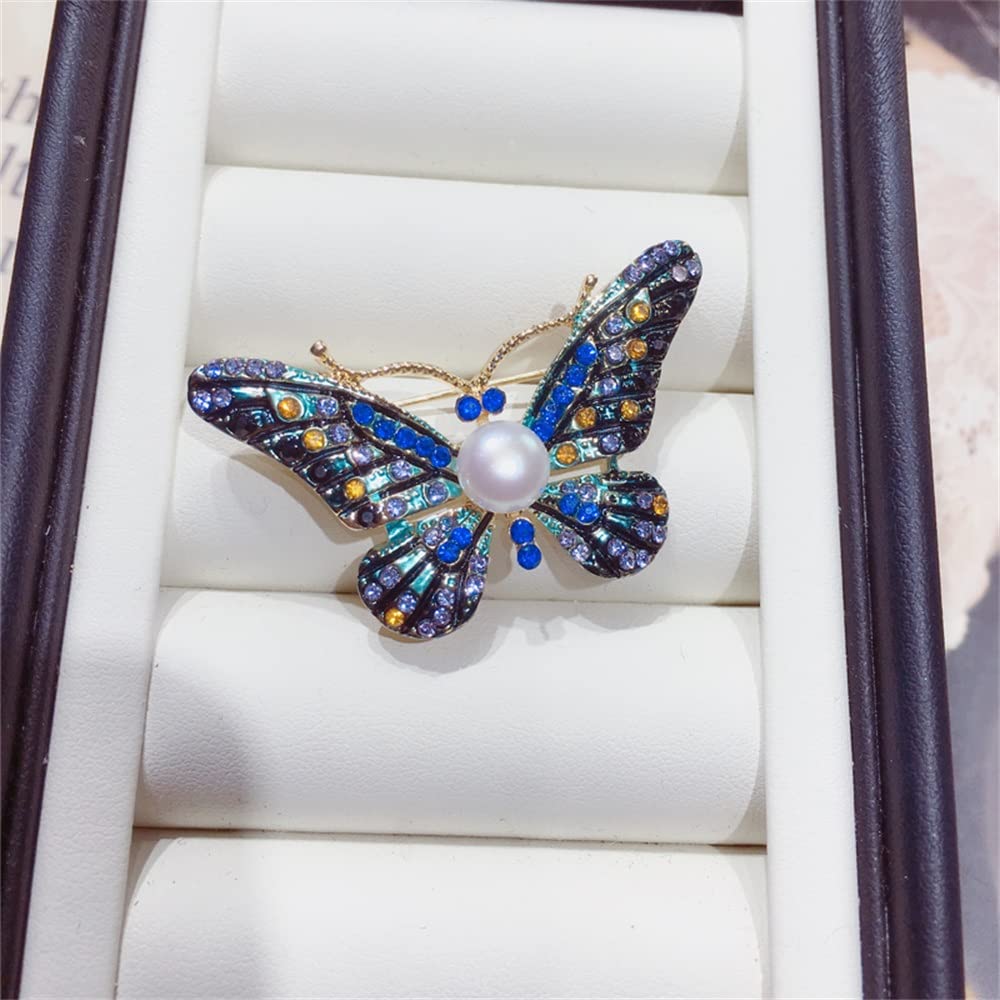 LYGXWJFC Spilla Elegante da Donna con Perle Spilla Vintage con Perle Gioielli con Perle Accessori da Donna