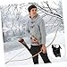 GOOHOCHY Outdoor Leather Arrow Bag for Traditional Recurve Arrow Holder with Snap Button Design Durable Craftsmanship for Practice and Hunting