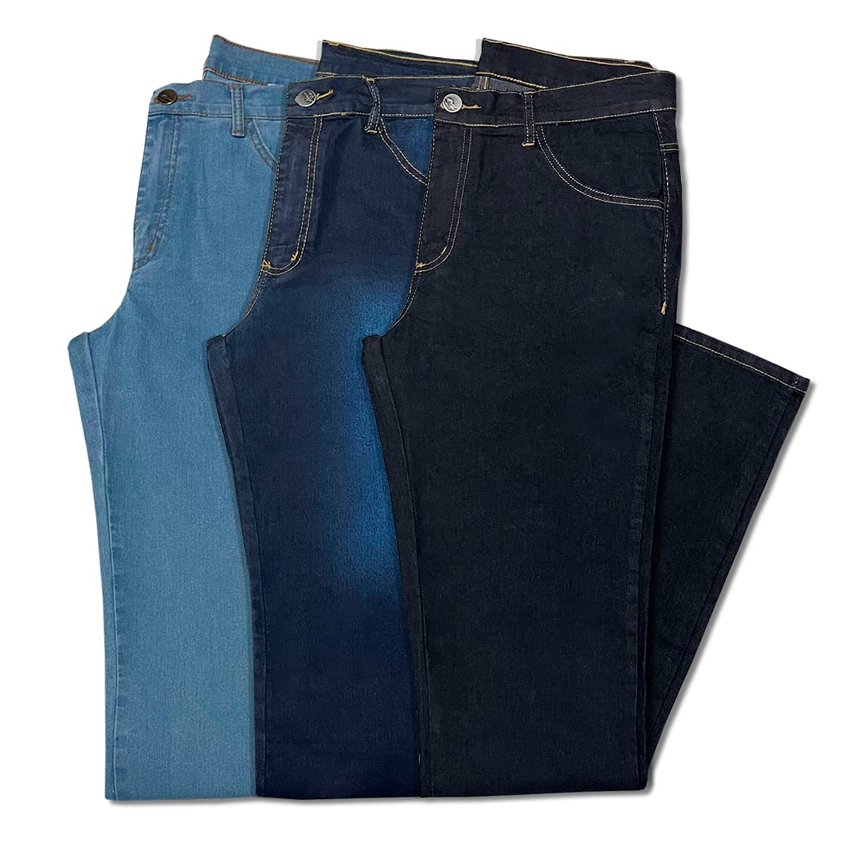 Kit 3 Calças Jeans Masculina Almix