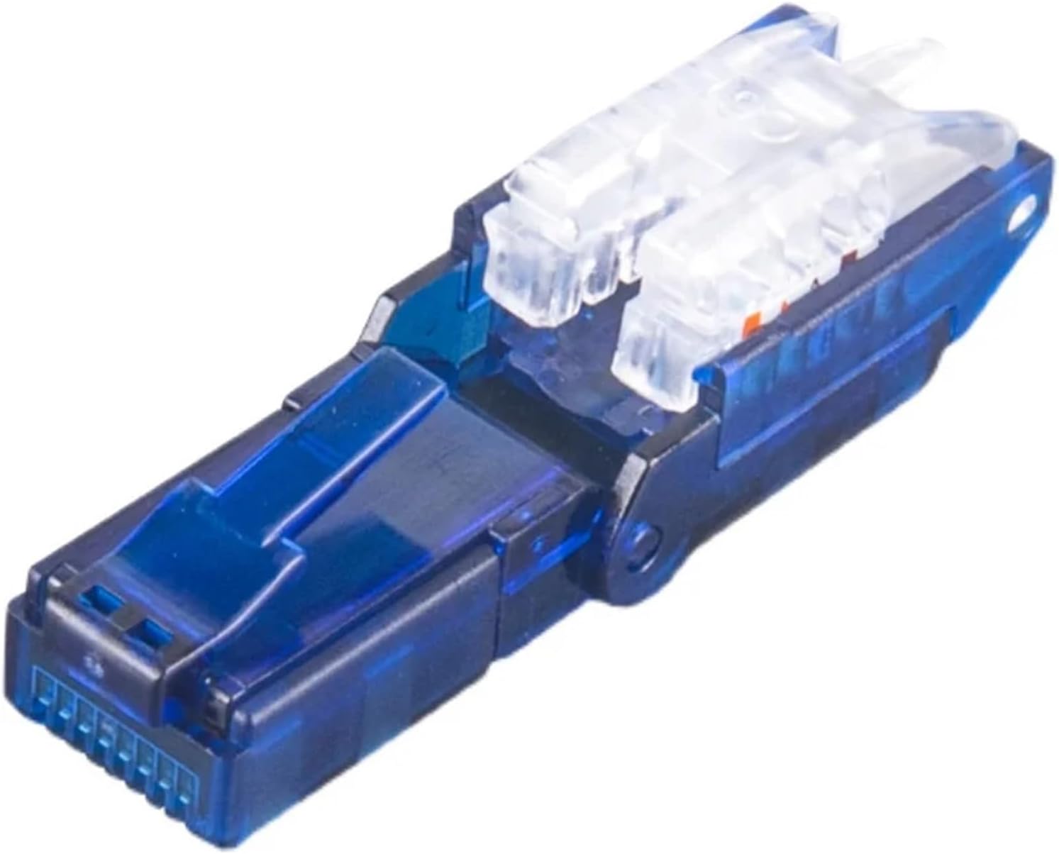 RJ45 Cat6 UTP field connector modular crimp design compatible with Cat.5e/6 24AWG-26AWG installation cable