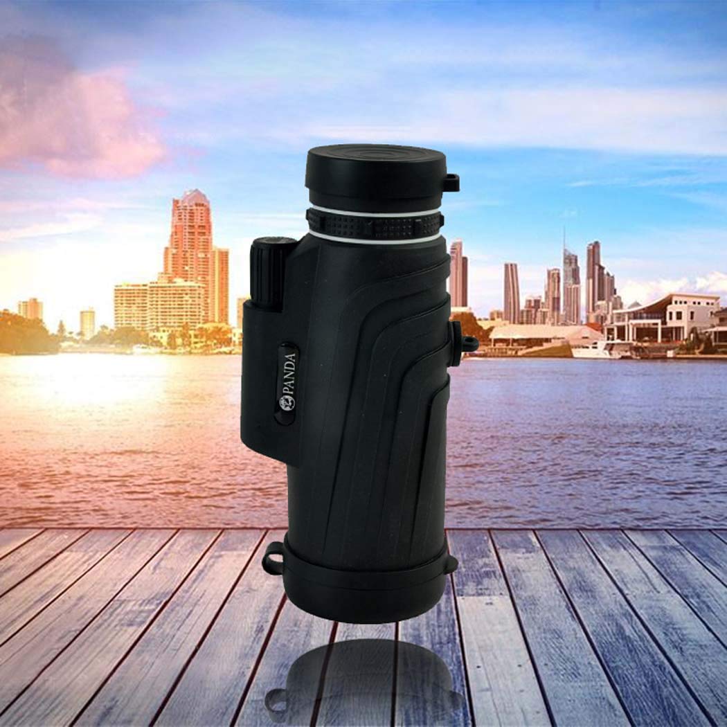 Monoculaire, télescope monoculaire zoom, monoculaire à faible vision nocturne avec trépied adaptateur de téléphone pour regarder, chasser, camper, faire de la randonnée, jumelles extérieures 40 fois