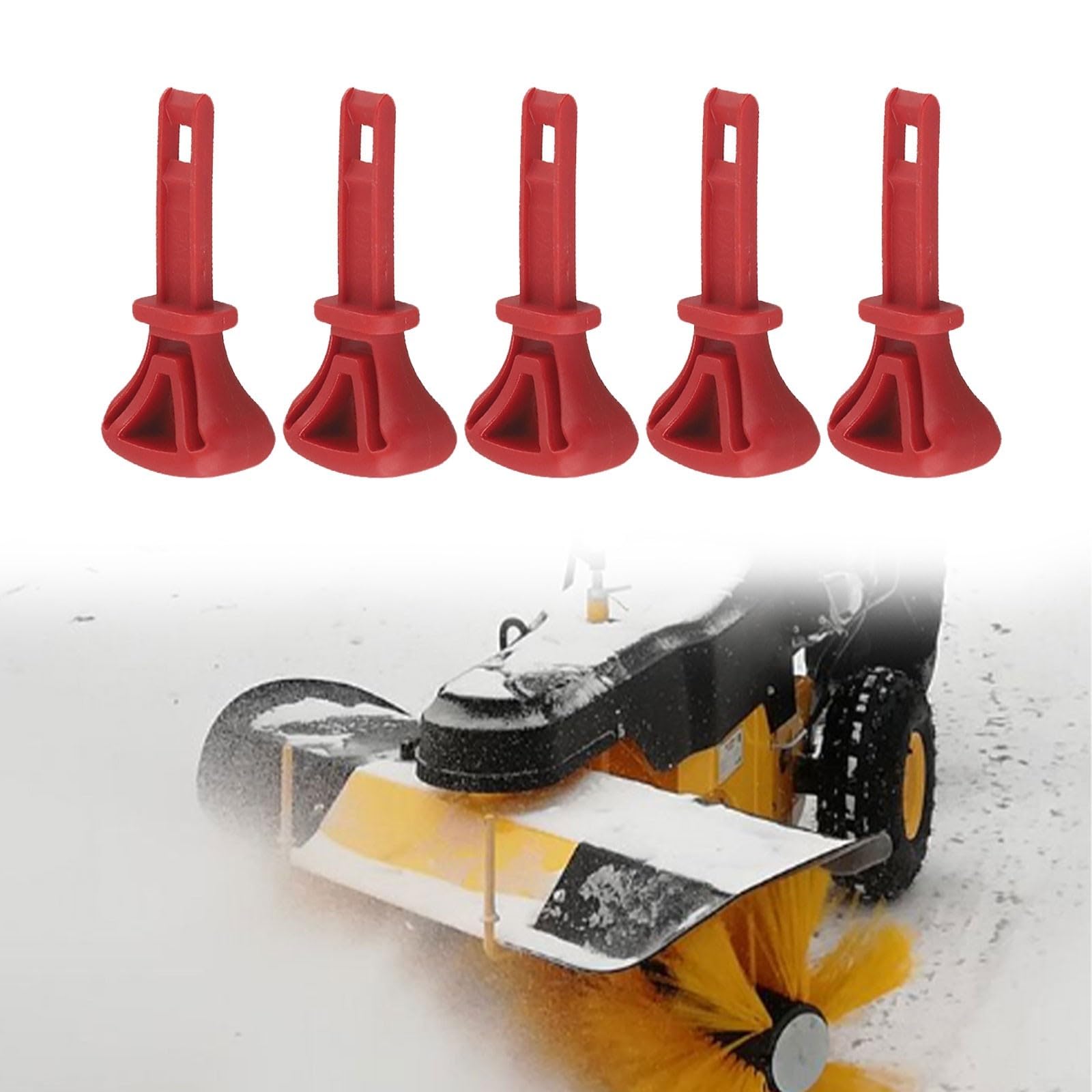 Lot de 5 clés d'allumage rouges durables pour souffleuse à neige 430-386 951-10630 731-05632 751-10630 117-7728 Modèles d'hiver