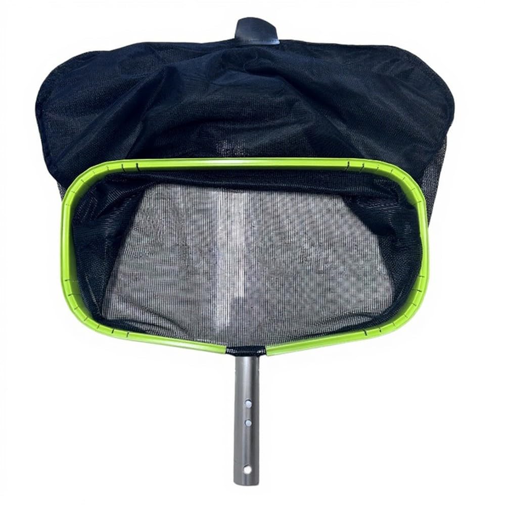 Retino in alluminio per la pulizia di foglie e sporco, design a maglia fine per piscine, laghetti e vasche idromassaggio, 1 pezzo