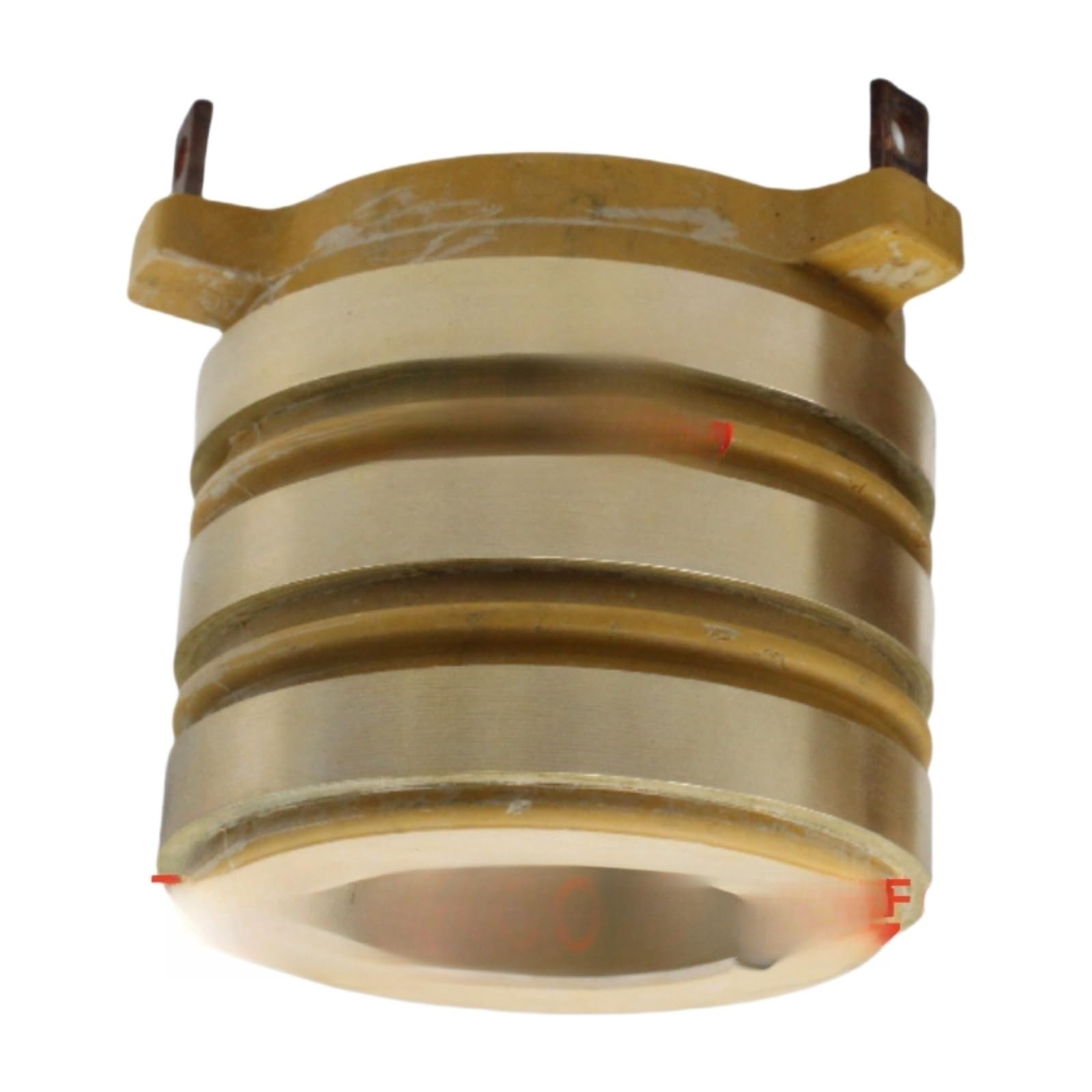 Anillo colector conductor, 3 circuitos, para motores de elevación | deflector de polvo; anillo de cobre; portacarbones; escobilla de carbón(YZR132 Curved claw slip ring inner hole 55)