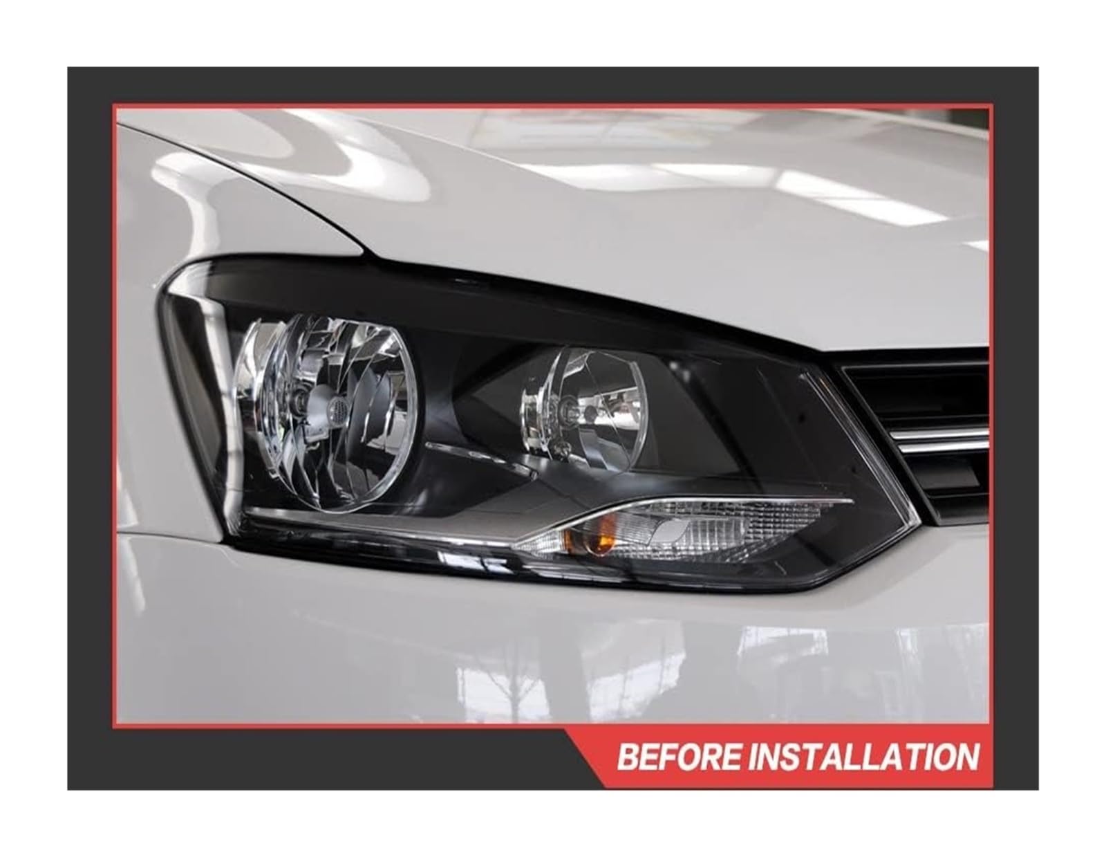 Dynamiczny kierunkowskaz do VW Polo GTI Typ 2011-2018 przednia soczewka dynamicznego kierunkowskazu (światła mijania LED)