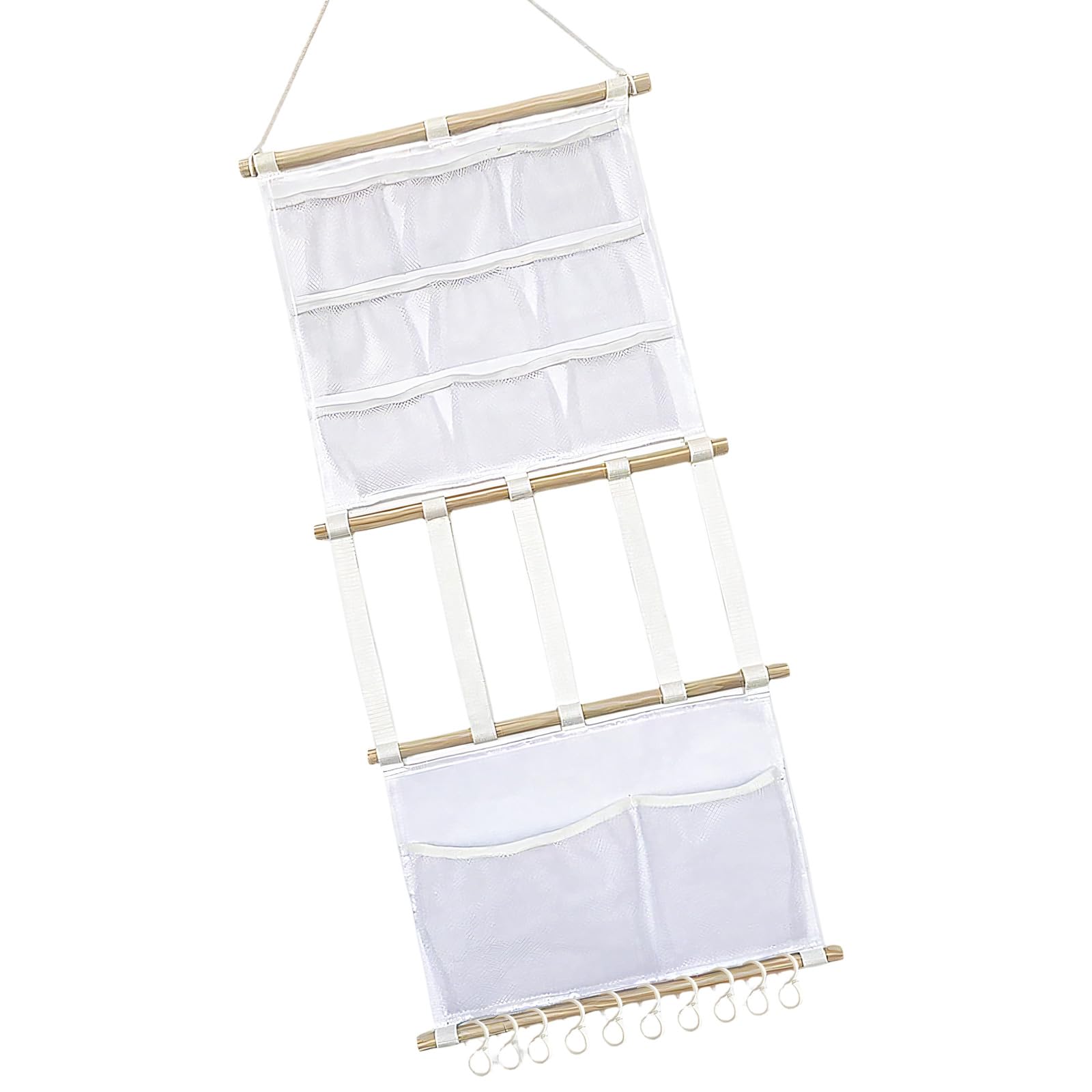 Shurhome Attractive Toddler Hair Bow Featuring 20 Strong Hooks and Reinforced Straps for Gifts Room Organization Pre Assembled Hair Clip Holder Bow Storage
