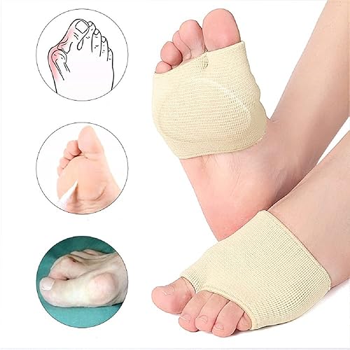 Miniatura 4 de JSHshield Almohadillas para pies para evitar el dolor, ampollas del antepié, almohadillas metatarsianas, quemaduras en el antepié, fascitis plantar,