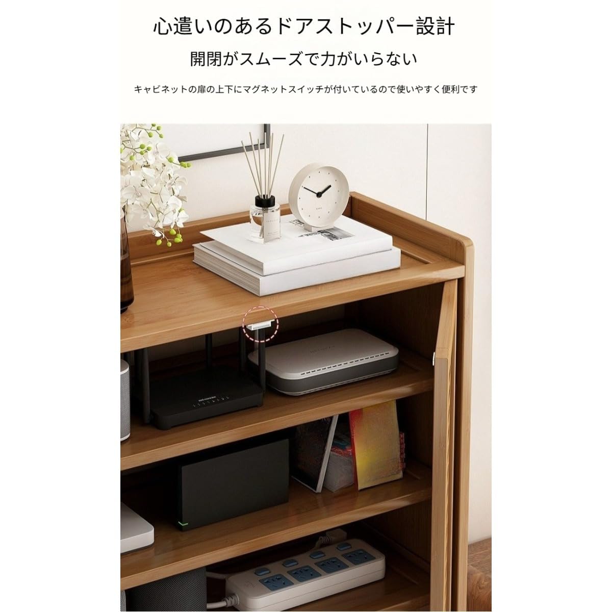 Amazon.co.jp: Cutdredルーター収納ボックス 木製 スリム コンパクト