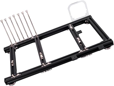 Open Air PC Case, Open Frame Computer Case PC Test Bench Computer PC Case DIY Open Frame Aluminum Alloy ATX Overclocking Test Platform