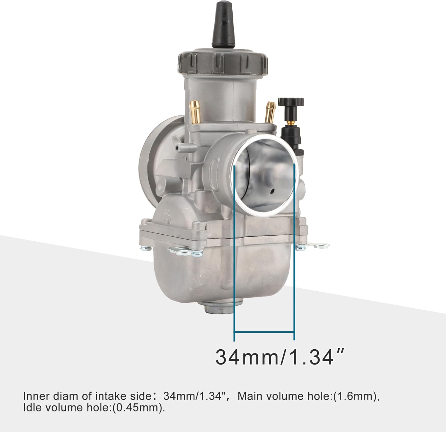 GOOFIT 34mm Carburetor Replacement for PWK 250cc 350cc engine Off Road Dirt Bike Pit Bike Motorcycle ATV Quad UTV Scooter