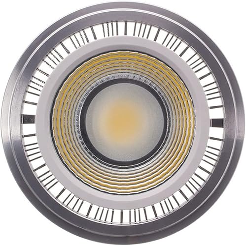 Miniatura 4 de Bombilla reflectora AR111 G53 de 15 W, luz neutra equivalente a 4000 K, bombilla ES111 de 150 W, 1500 lúmenes, base G53, regulable, bombillas