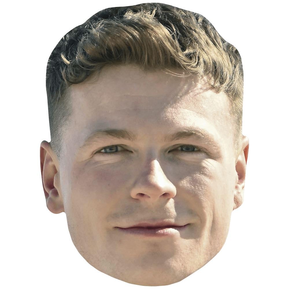 Stuart Campbell (Smile) Celebrity Mask, Flat Card Face, Fancy Dress Mask
