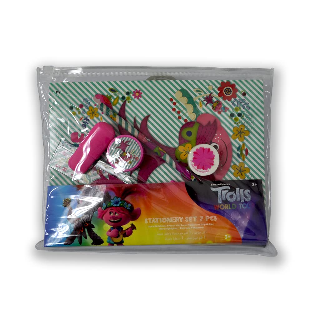 UniversalTrolls Stationery 7-Piece Set