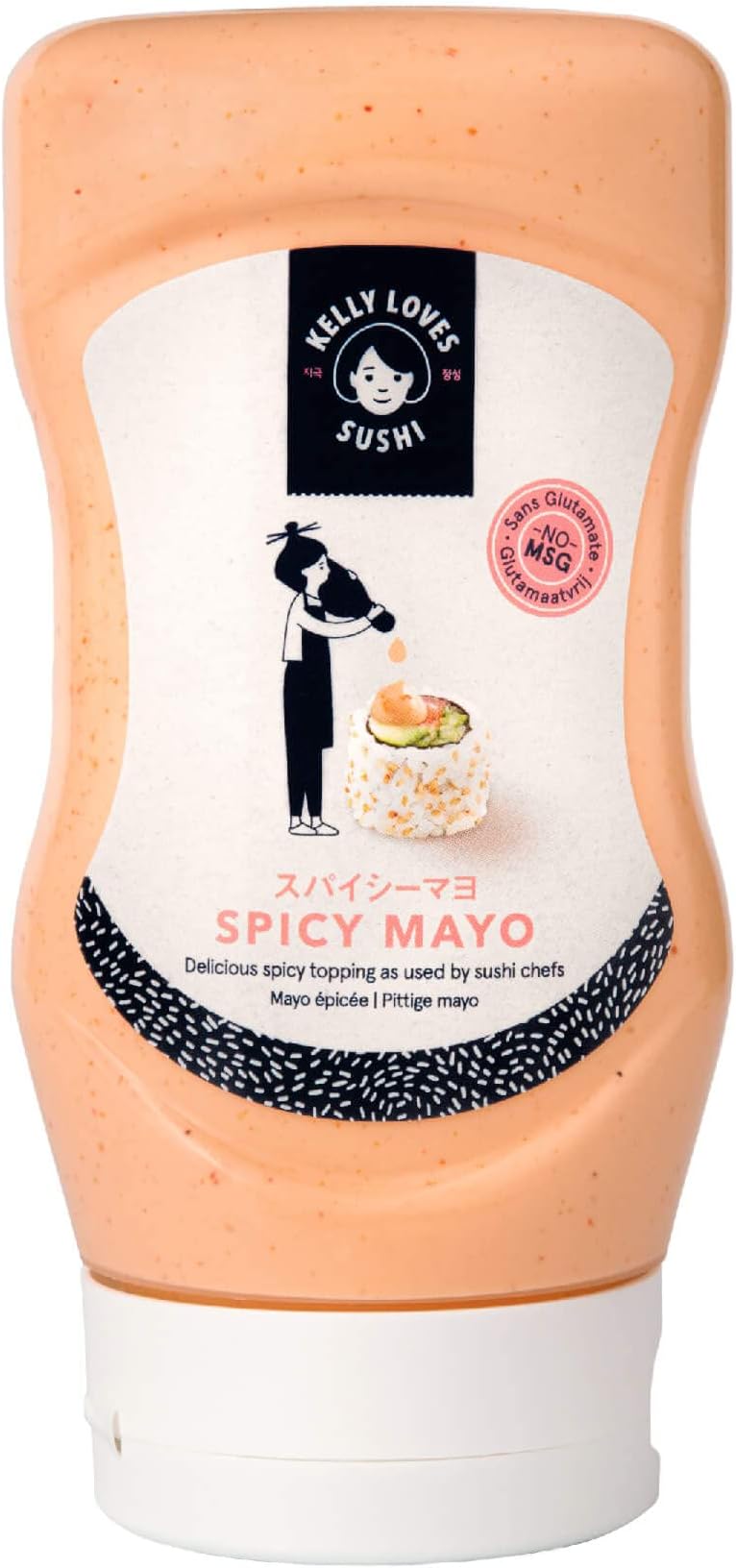 Kelly Loves Sushi - Traditional Spicy Mayo - Pack of 12 x 285g Bottles