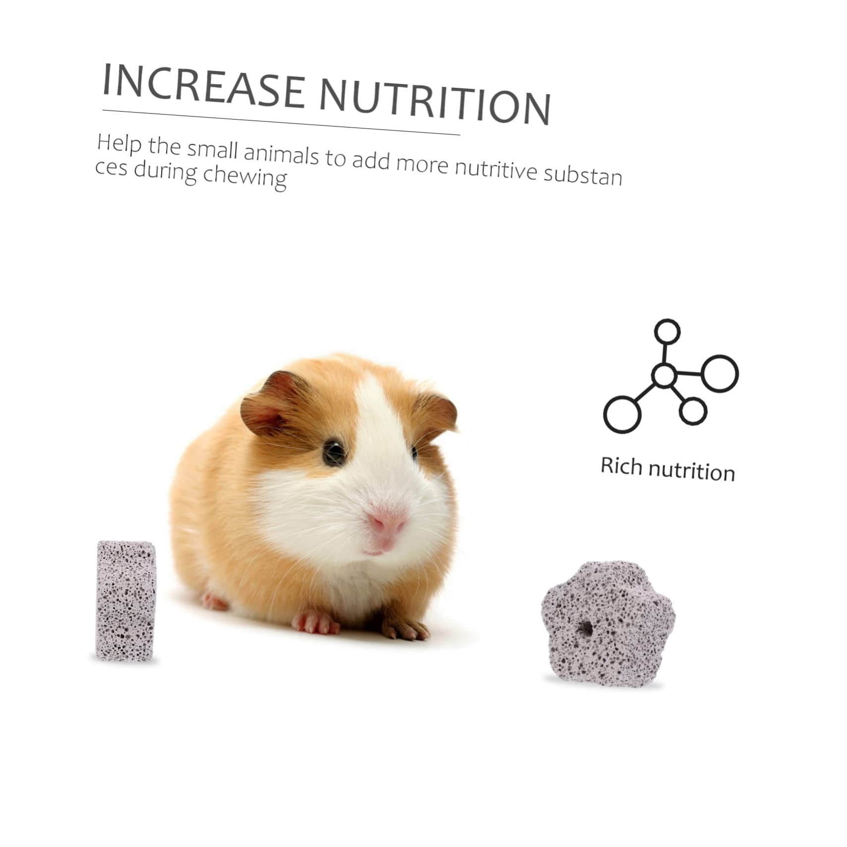 Beavorty 36stücke Shaped Calcium Chew Toy Für Hamster Und Ratten Nagenstein Zahnpflege Natürlich Und Langlebig Fördert Gesunde Zähne Und Verhindert Möbelbeschädigungen