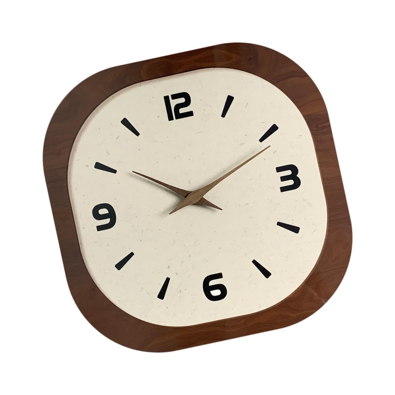 TWISAXC Decor Decorative Watch Office Essential Accurate Time With Every Glance Non Ticking Silent Wall Clock Kitchen Accurate