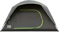 WFS Barraca de acampamento blackout para 8 pessoas, cinza, 3,5 x 2,7 m