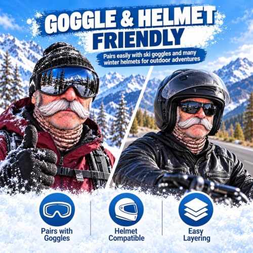 Funny Ski Mask for Men Realistic Face Balaclava 3D Printed Old Man Masks - image 5