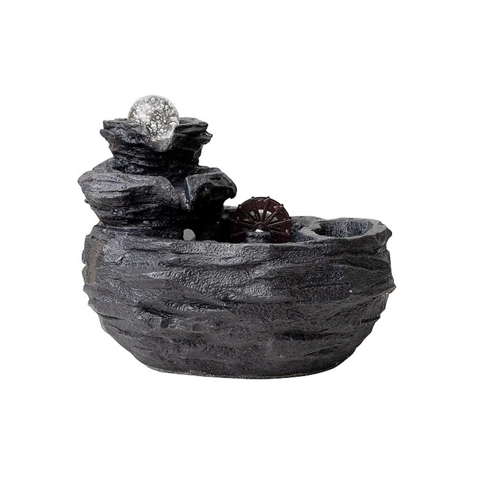 Water Feature Tabletop Water Fountain Indoor Relaxation Waterfall for Home and Office Decor Indoor Fountains