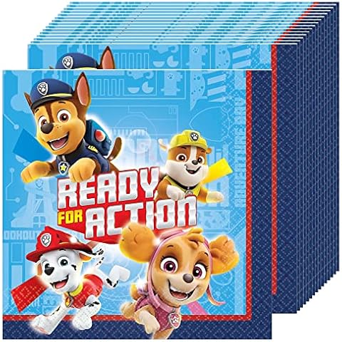 "PAW Patrol Adventures" Blue Beverage Napkins Cover