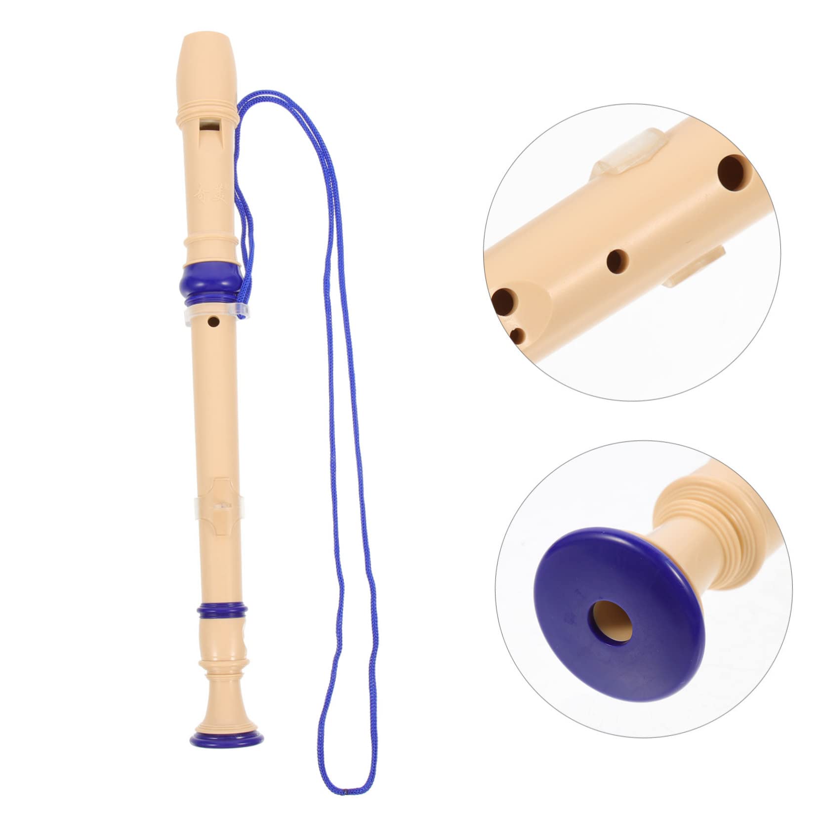 Yardwe Professional Boys and Girls Clarinet 8-hole Soprano Recorder for Beginners Comfortable Abs Material