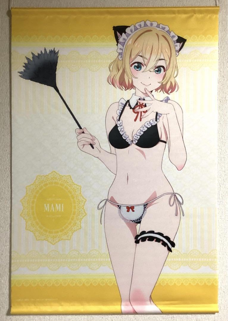 Amazon.co.jp: 七海麻美 B2タペストリー 水着メイド 彼女、お