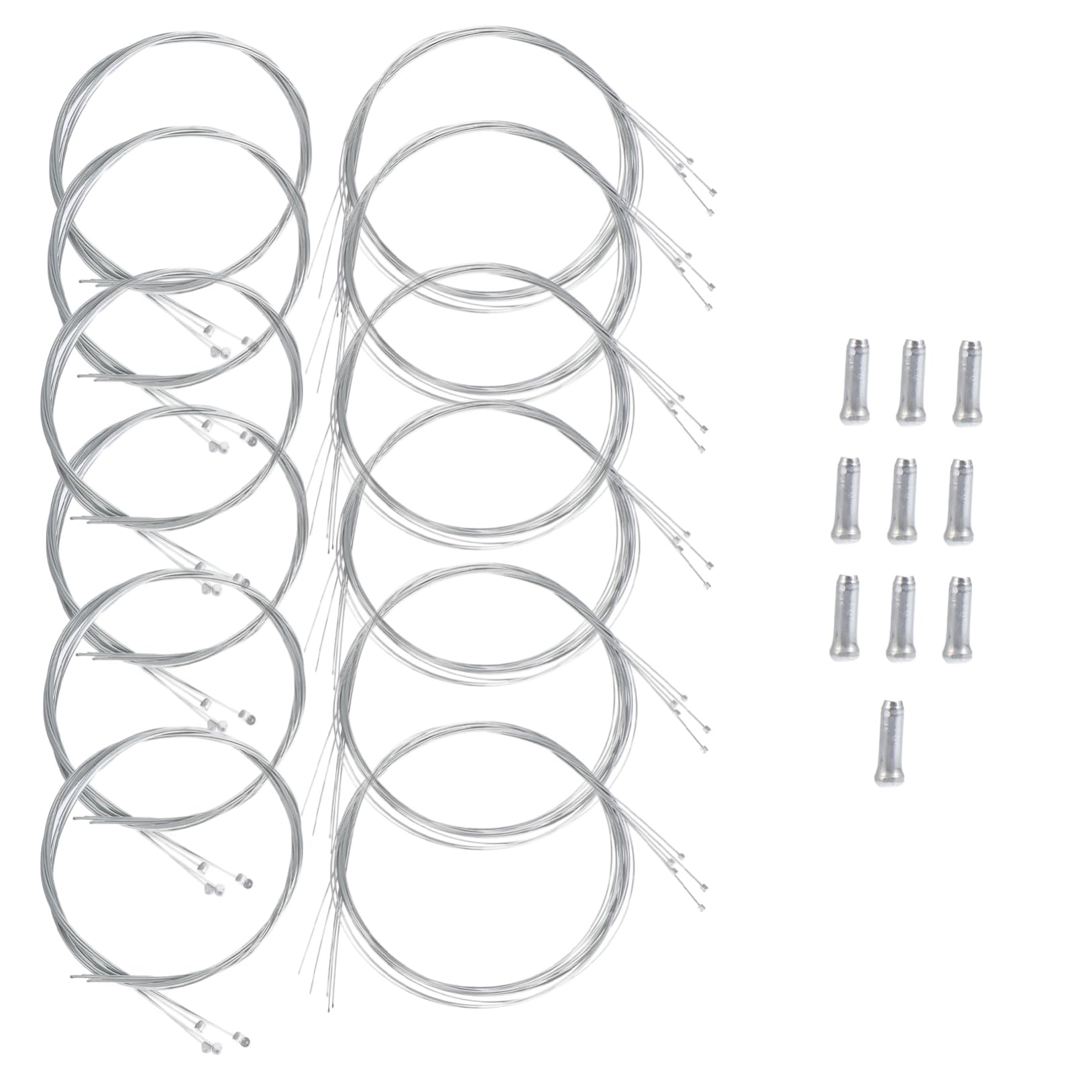 KICHOUSE 5 Set Universal Bike Brake Gear Shift Cable Kit Mountain Bike Road Accessory Waterproof Compact Design