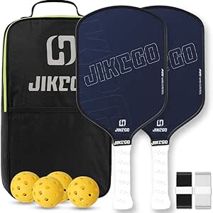 Fibra de carbono cru pickleball paddle