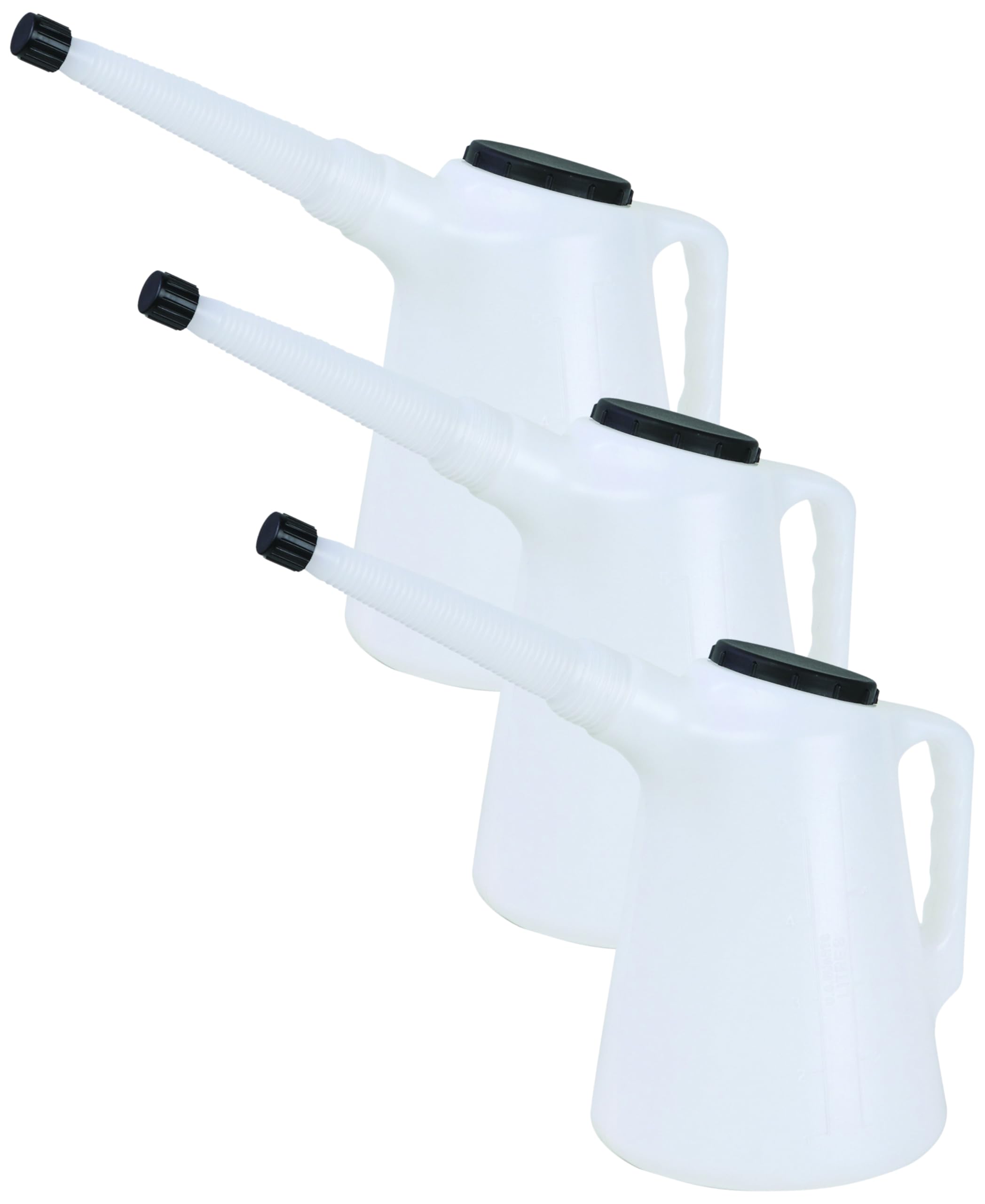 Groz 41900 Plastic Measures with Lid Capacity 1 litre (1 quart). (Pack of 3)