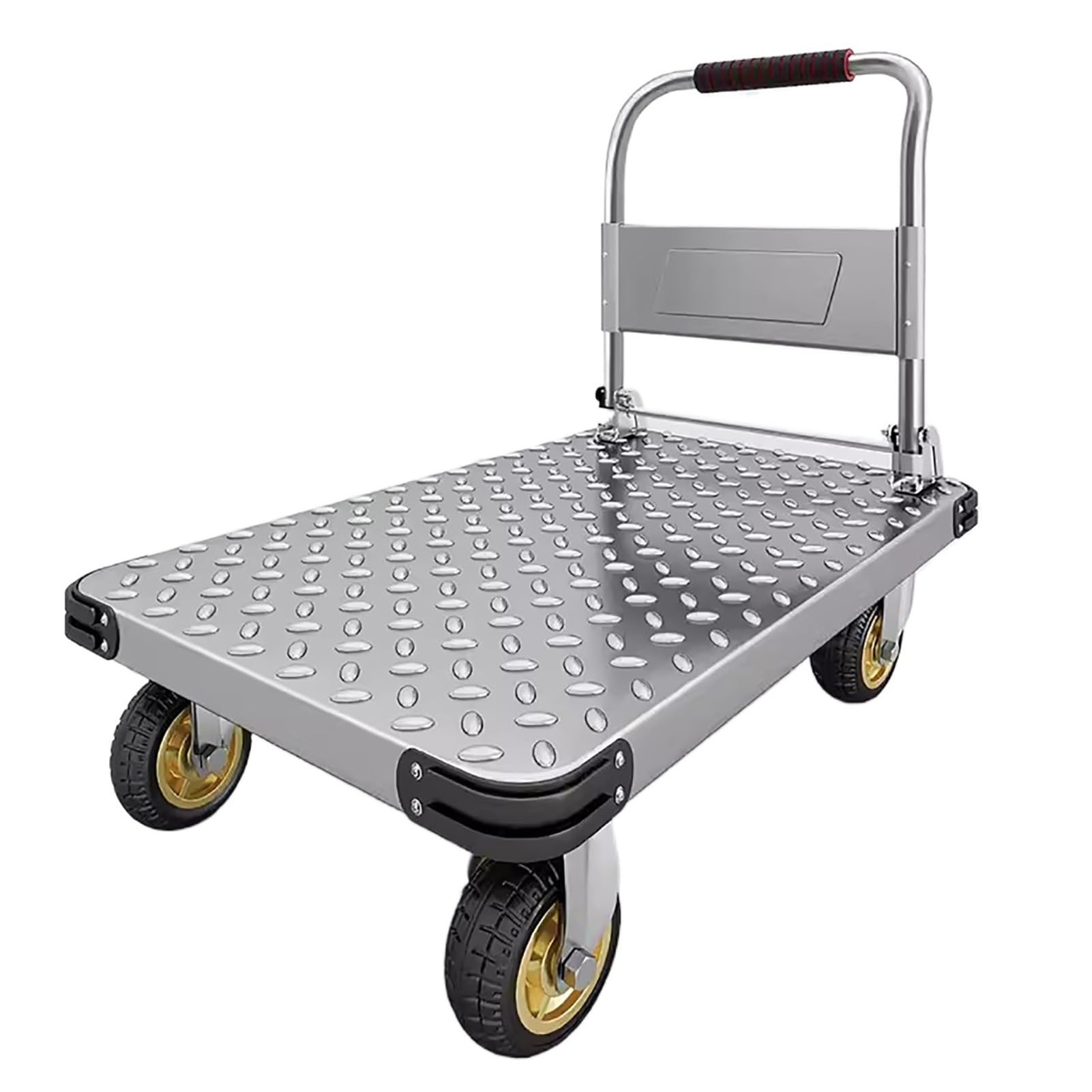 Sackkarre mit beweglicher Plattform, Sackkarren, zusammenklappbarer Plattformwagen, robuste Sackkarre mit Griff