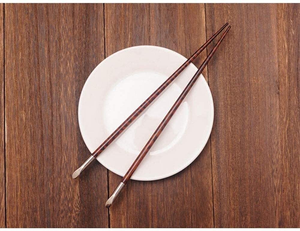 Baguettes en Bois à Motif Serpent, Baguettes Pointues créatives japonaises Haut de Gamme, résistantes à l'usure, Anti-brûlures, Coffret en Bois
