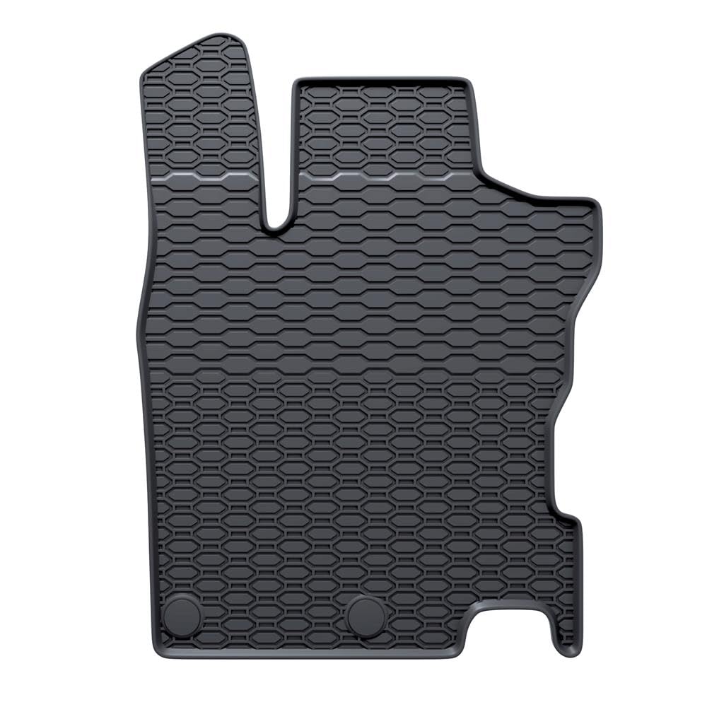 Mossa Alfombrillas Goma aptas para Nissan Qashqai II 2014-2021 4 uds. Negro | Crossover