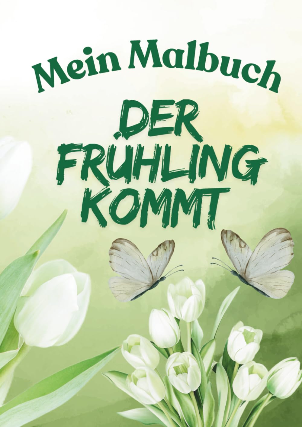 Frühling: Mandala Malbuch der Frühling kommt