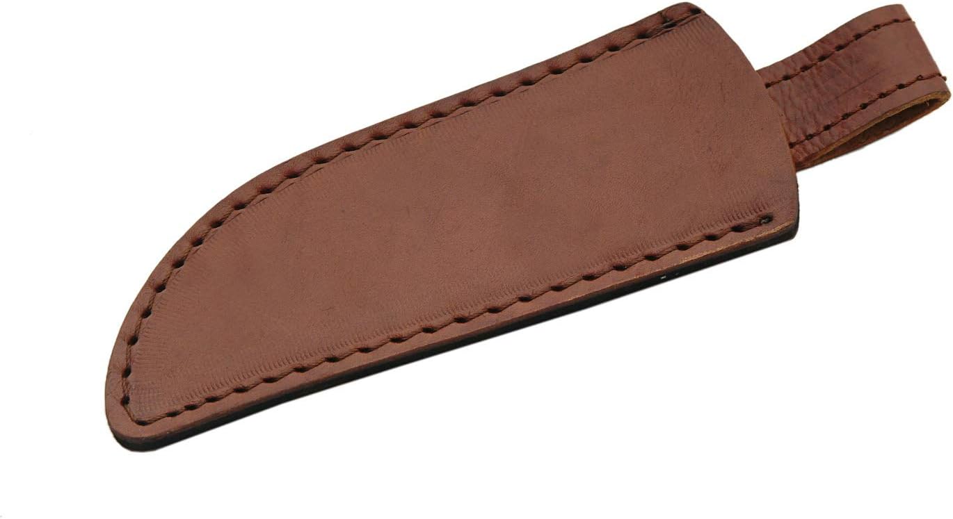 Damascus Szco Supplies Horn Clip Point Knife