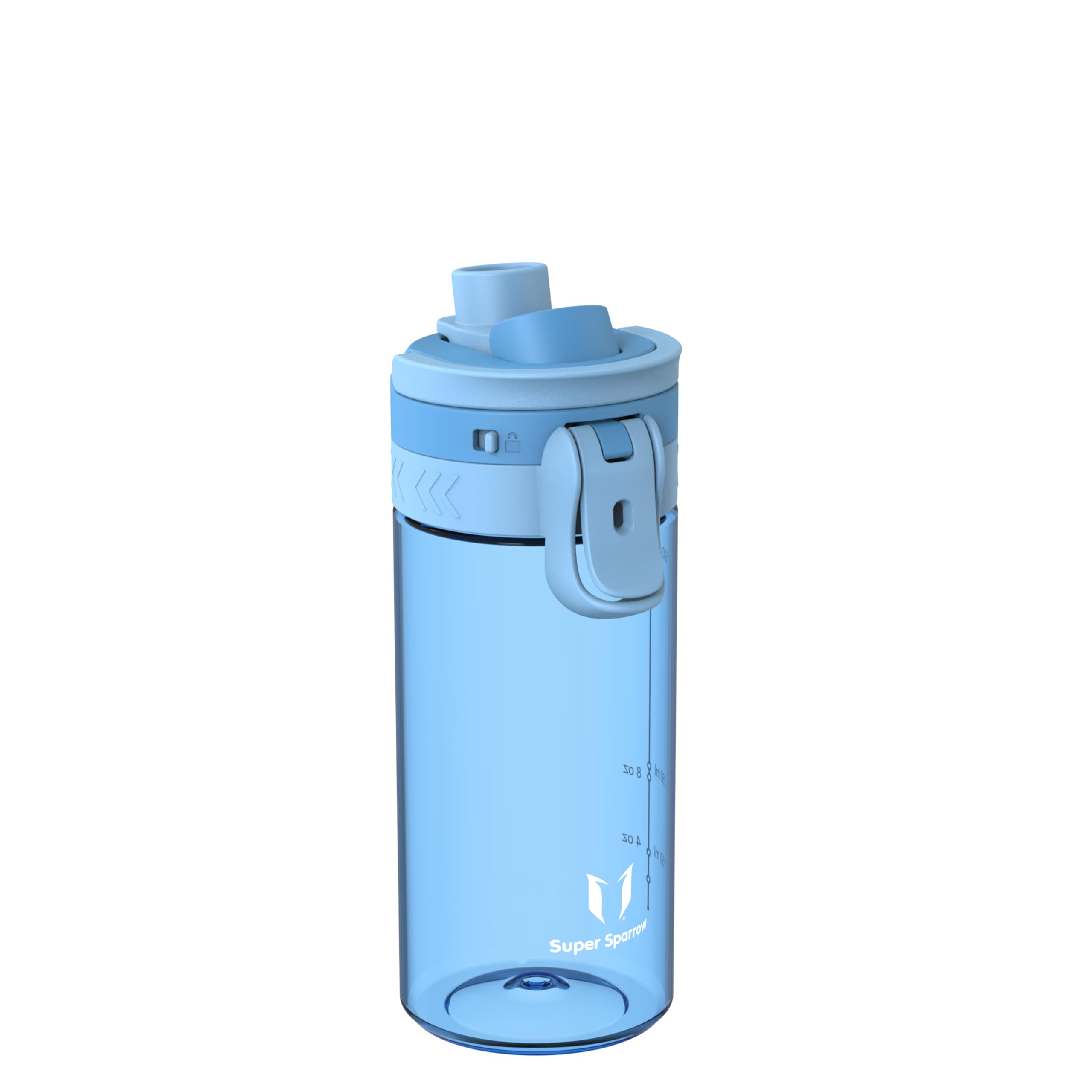 Super Sparrow Borraccia - 500ml/750ml/1L - Bottiglia Senza BPA, a Prova di Perdite - Borracce TouchGulp Flusso Rapido Con Un Clic per Scuola, Sportiva, Palestra