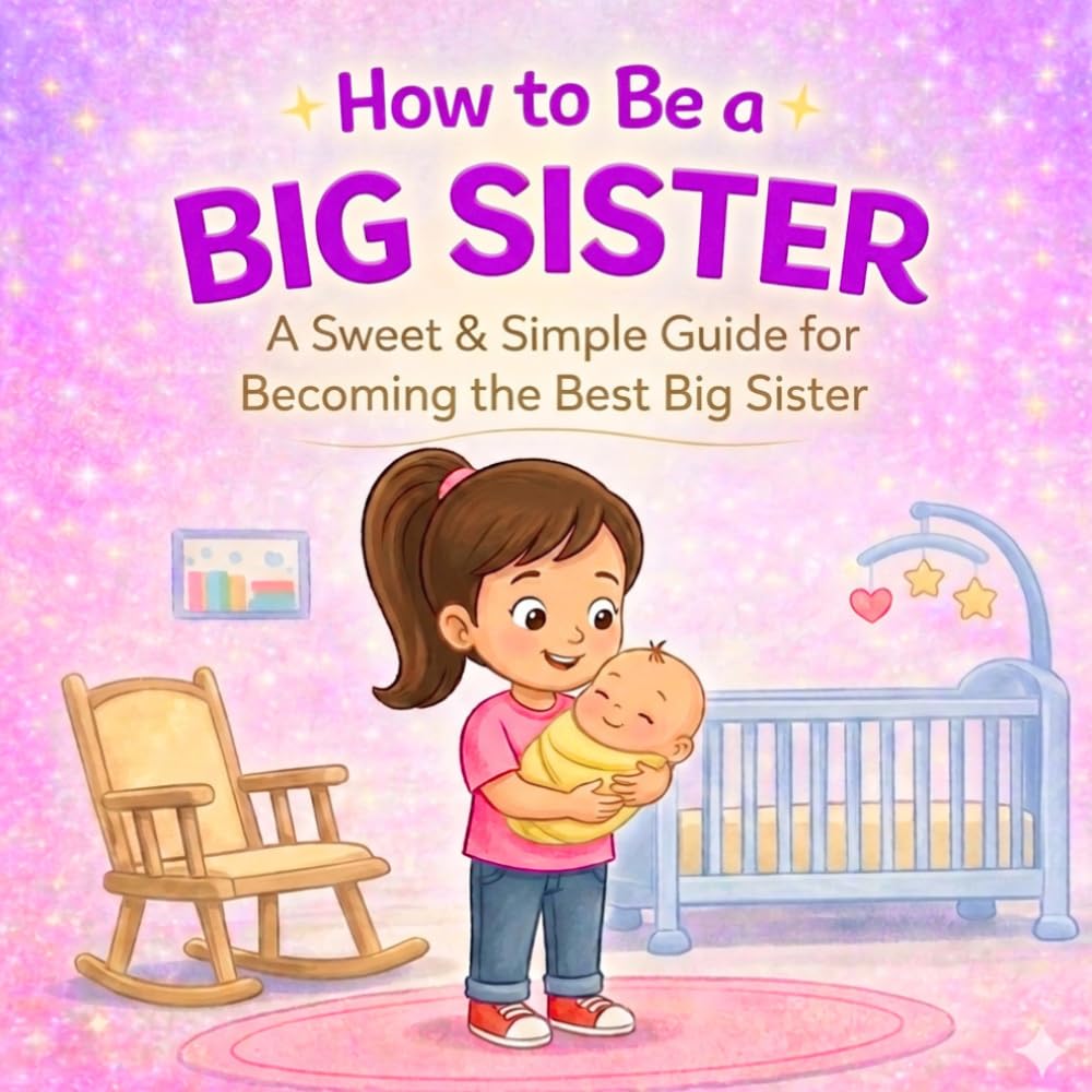 How to Be a Big Sister Book for Toddlers Ages 2–5: A Gentle Story About Becoming a Big Sister and Preparing for a New Baby (Big Sibling Books)