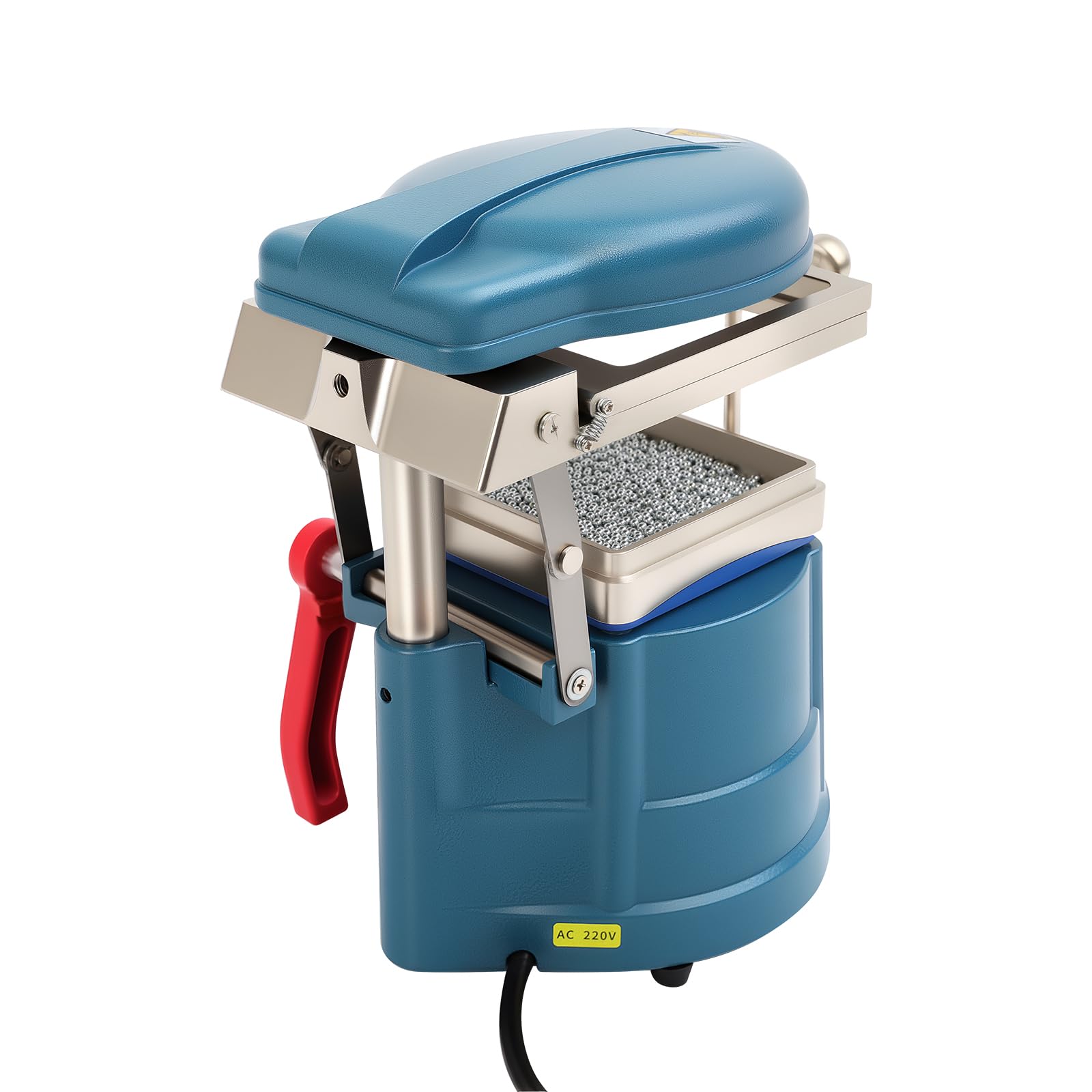 Machine de formage dentaire sous vide 1000 W Machine à façonner les dents, thermoformateur en aluminium pour technique dentaire et clinique pour diverses applications cliniques