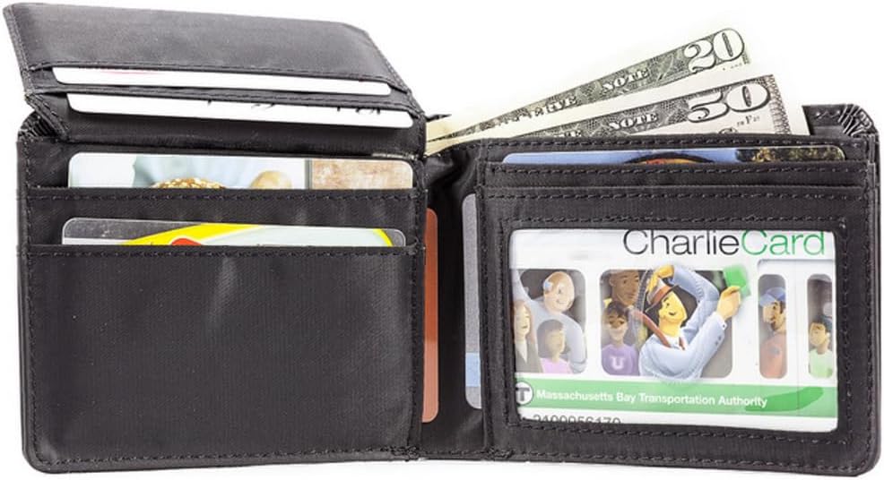 Big Skinny Men's L-Shape Slim Wallet, Holds Up to 30 Cards
