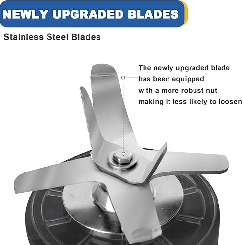 Miniatura 6 de CRANDDI Licuadora comercial para batidos, licuadora inteligente de alta potencia de 2200 W con 4 ciclos preprogramados, licuadoras profesionales con