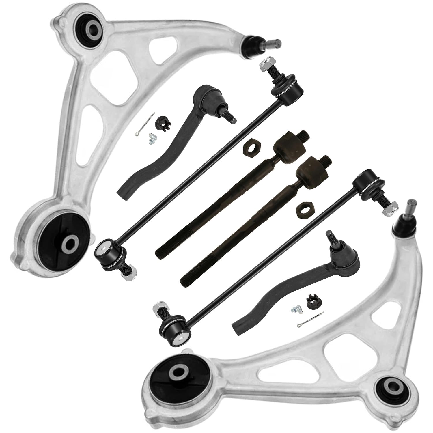 Detroit Axle - 8pc Front End Kit for 2015-2024 Nissan Murano Replacement