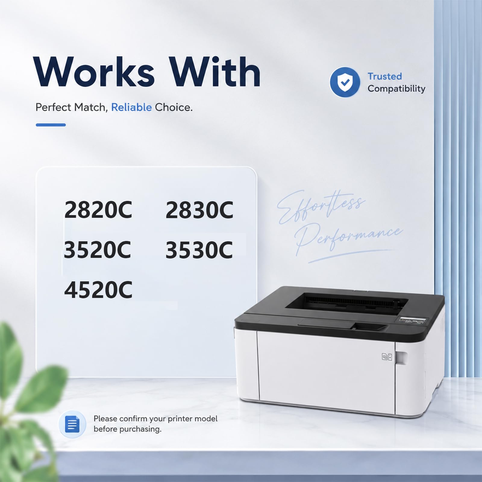 Cartuccia di toner T-FC28C, Sostituzione ad alta resa per la stampante Toshiba LaserJet 3530C 2820C 3520C 4520C 2830C, Colori ricchi, Stampe ad alta velocità, Immagine precisa, Alta rendibilità,4Pack