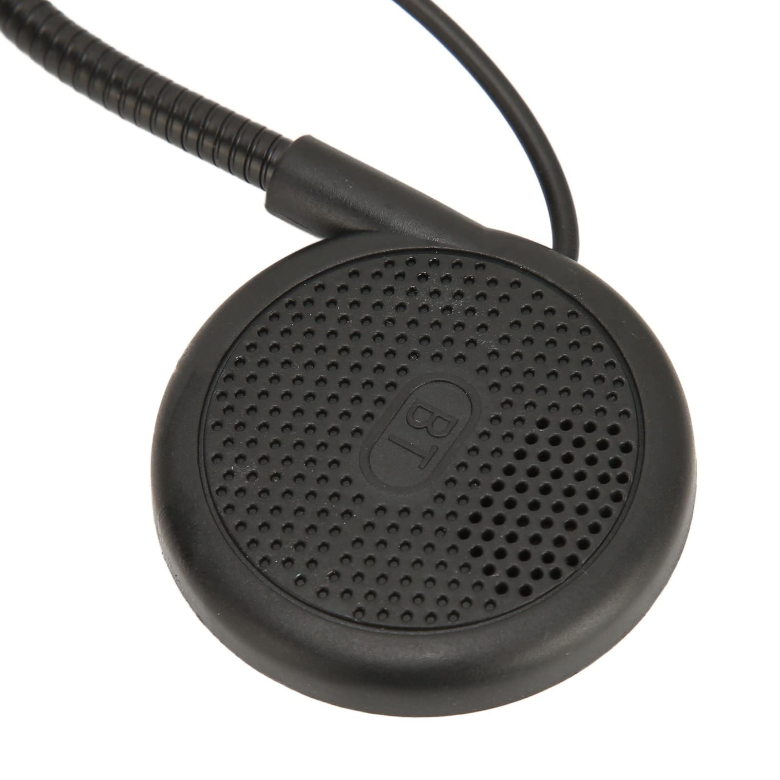 Septpenta M5H Casque Bluetooth Moto, Bluetooth 5.0, Réponse Automatique AUX Appels, Rechargeable Intégrée de 250 mAh, Rèduction du Bruit Ultra Mince et Confortable pour Casques de Moto
