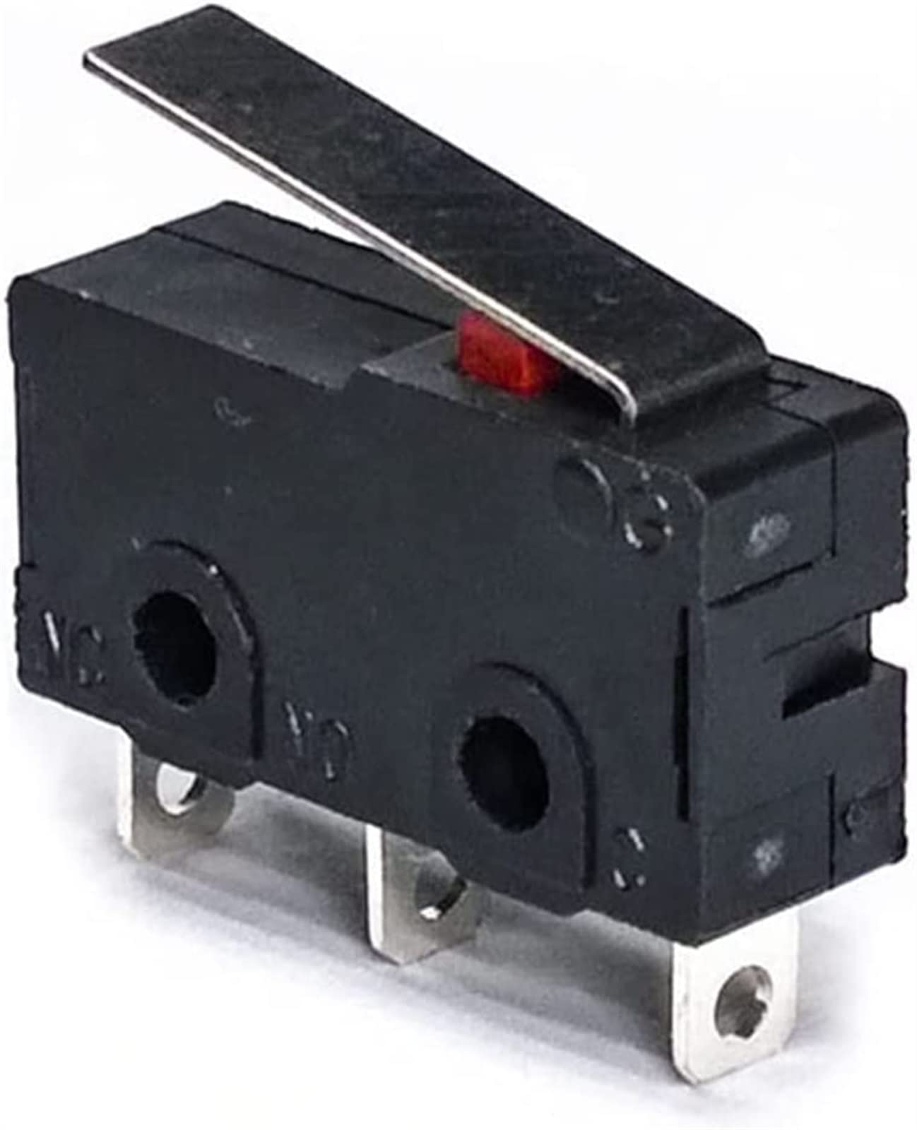 Micro-interrupteurs KW11 en lot de 10 pièces avec levier arqué 5A 250VAC